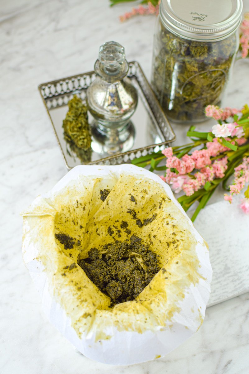 Leftover Cannabis Pulp