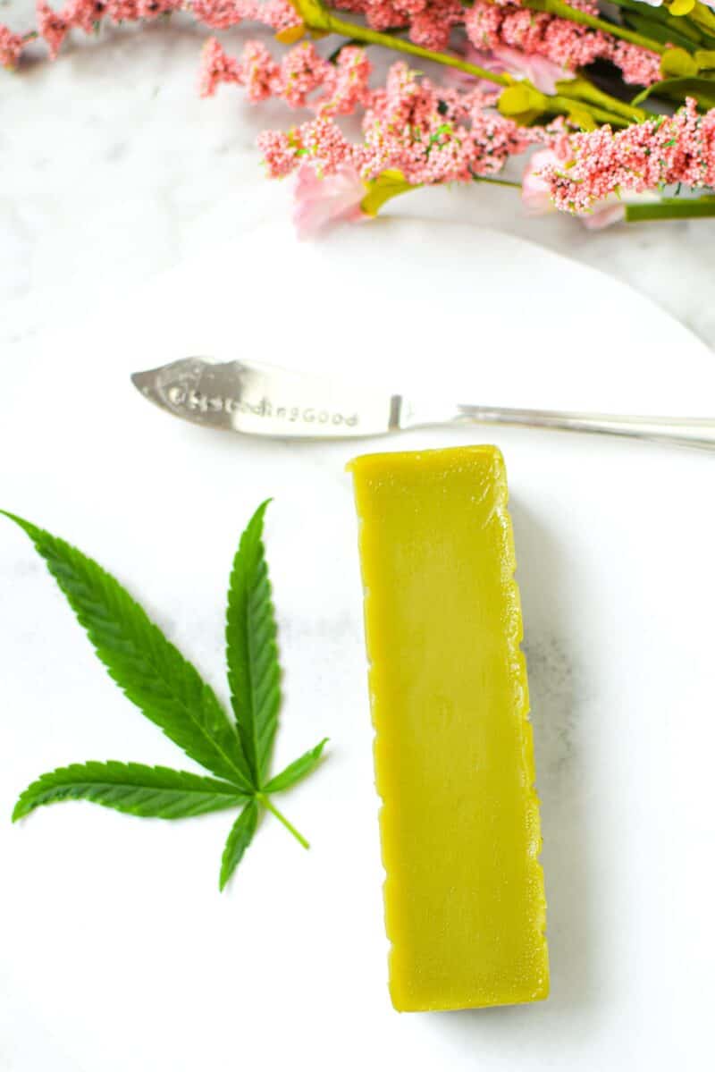 Homemade Stick of Cannabutter