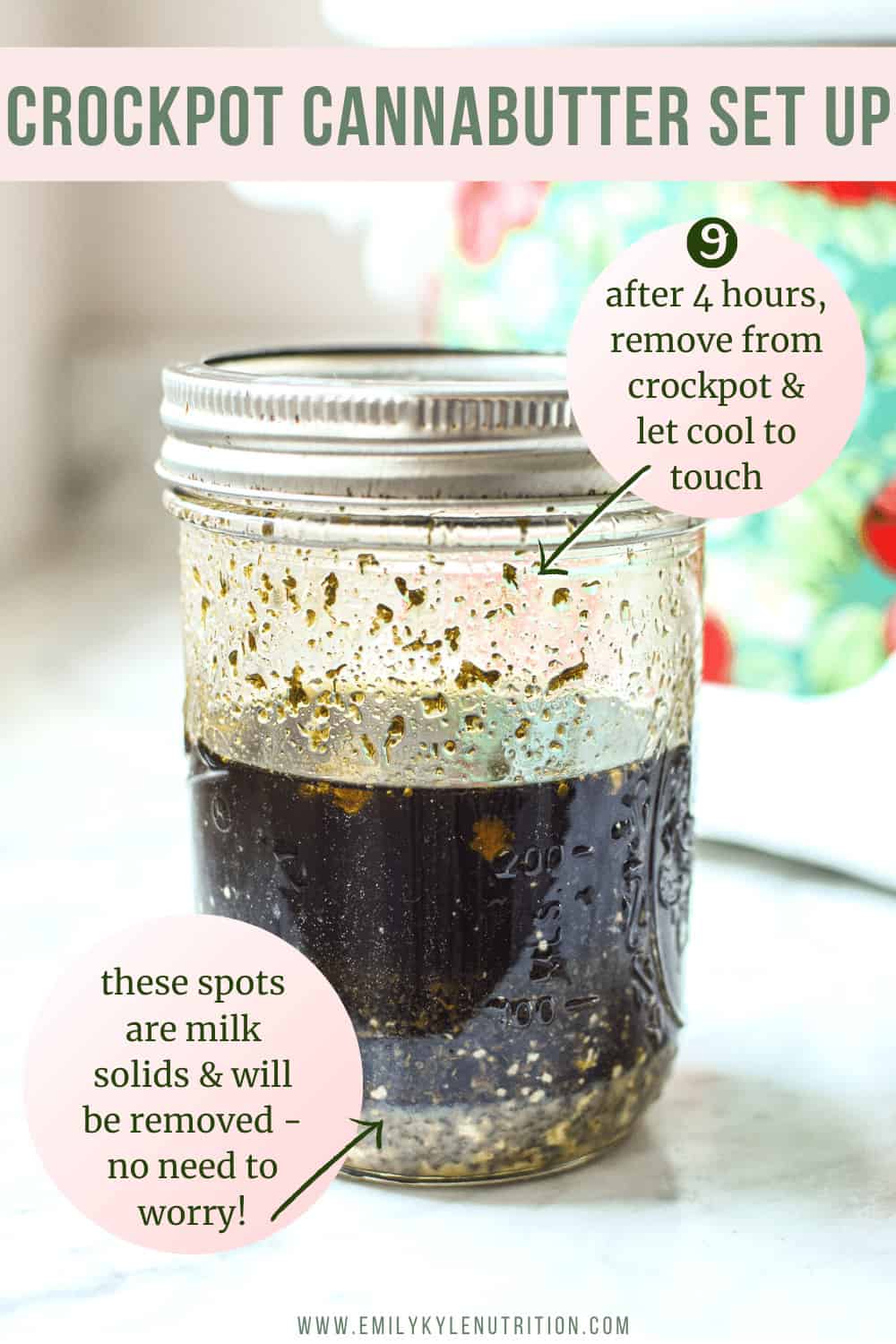 Easy Stovetop Cannabutter in a Mason Jar » Emily Kyle, MS, RDN