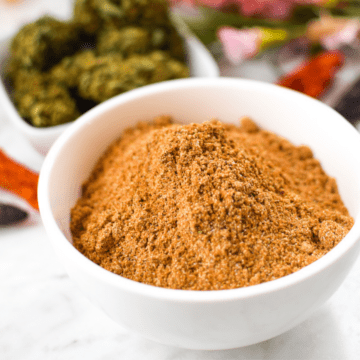 A picture of homemade cannabis taco seasoning.