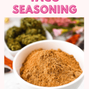 A picture of homemade cannabis taco seasoning.