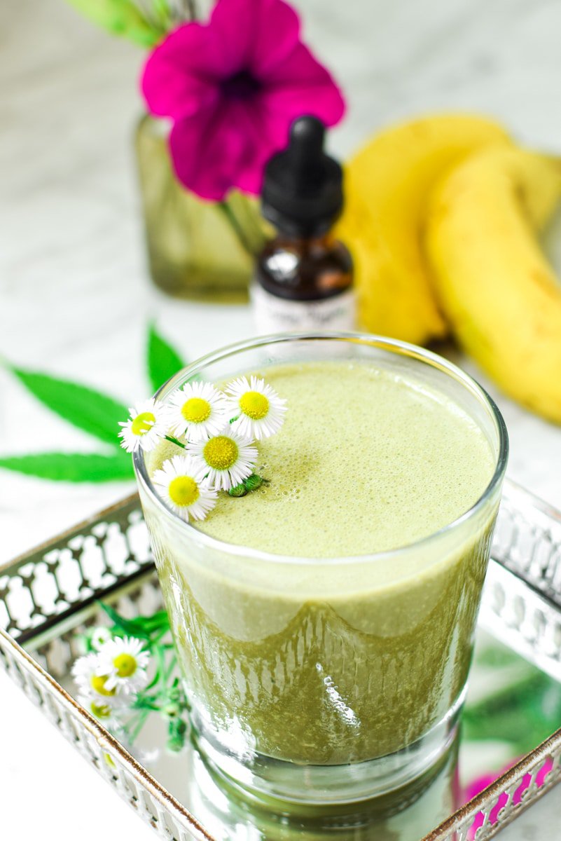 Mint Chocolate Cannabis Smoothie