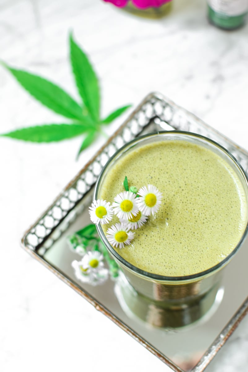 Mint Chocolate Cannabis Smoothie