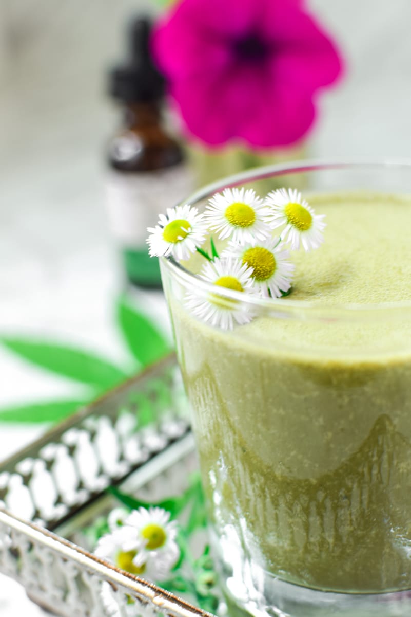 Mint Chocolate Cannabis Smoothie