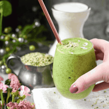 Green Cannabis Pineapple Smoothie