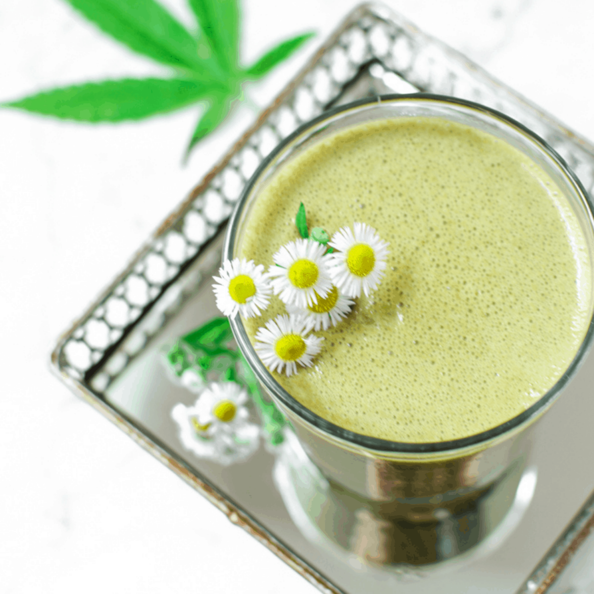 Mint Chocolate Cannabis Smoothie