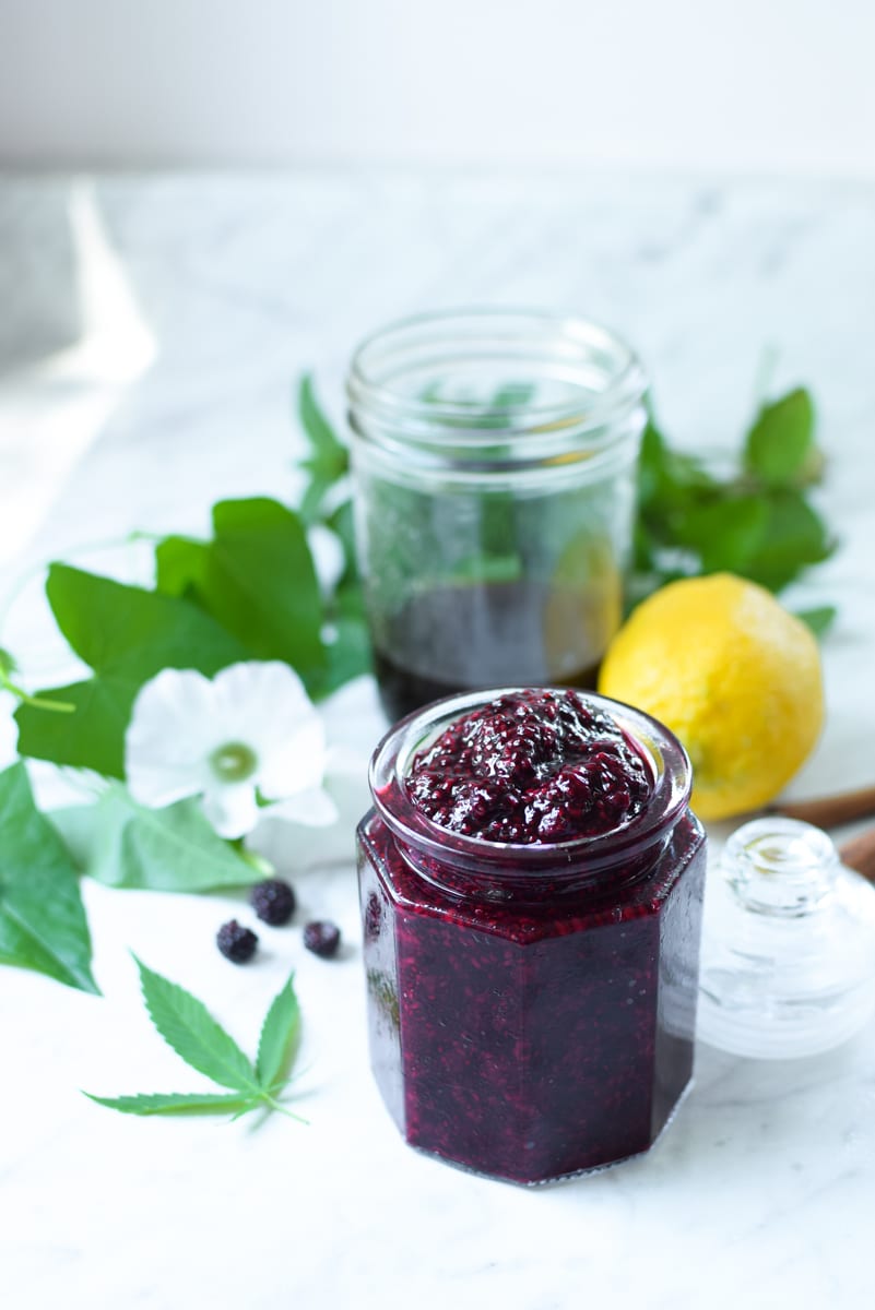 Cannabis Berry Chia Compote