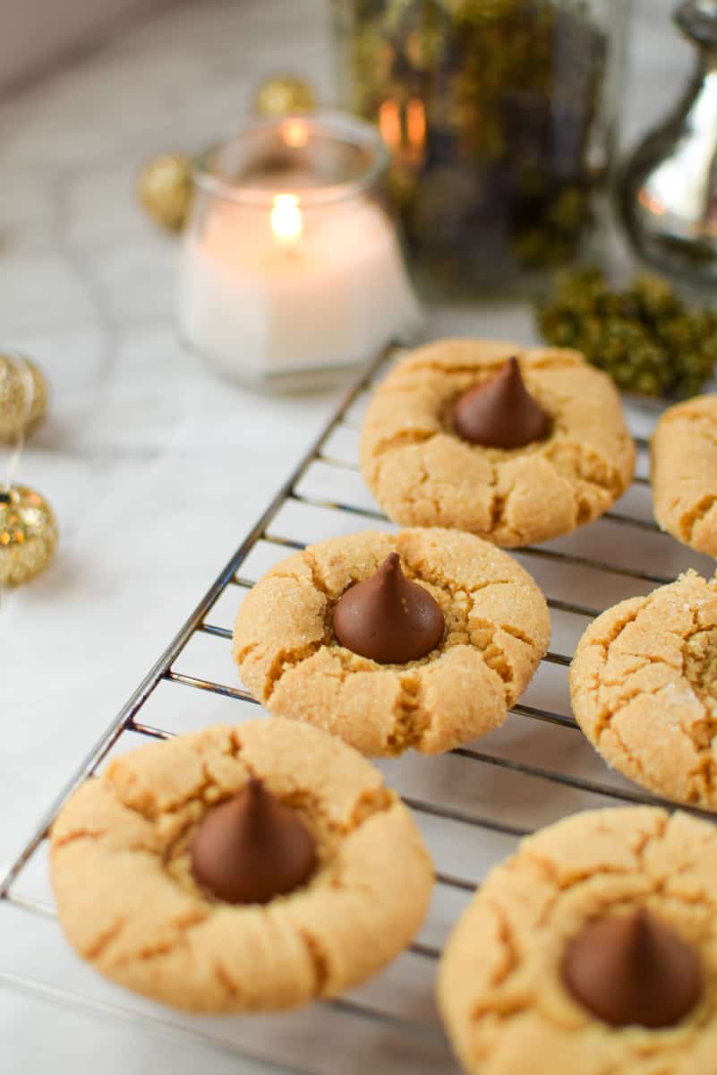 Rack of Cannabis Peanut Butter Blossoms