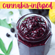 A picture of cannabis berry chia compote.