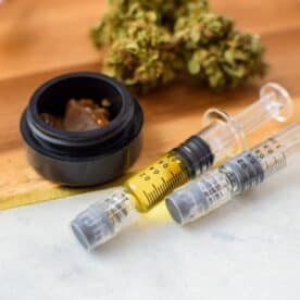 A picture of cannabis concentrates.