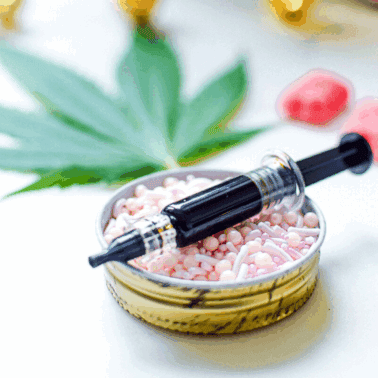 A picture of a cannabis concentrate made by Emily Kyle.