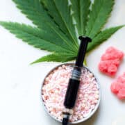 A picture of a cannabis concentrate made by Emily Kyle.