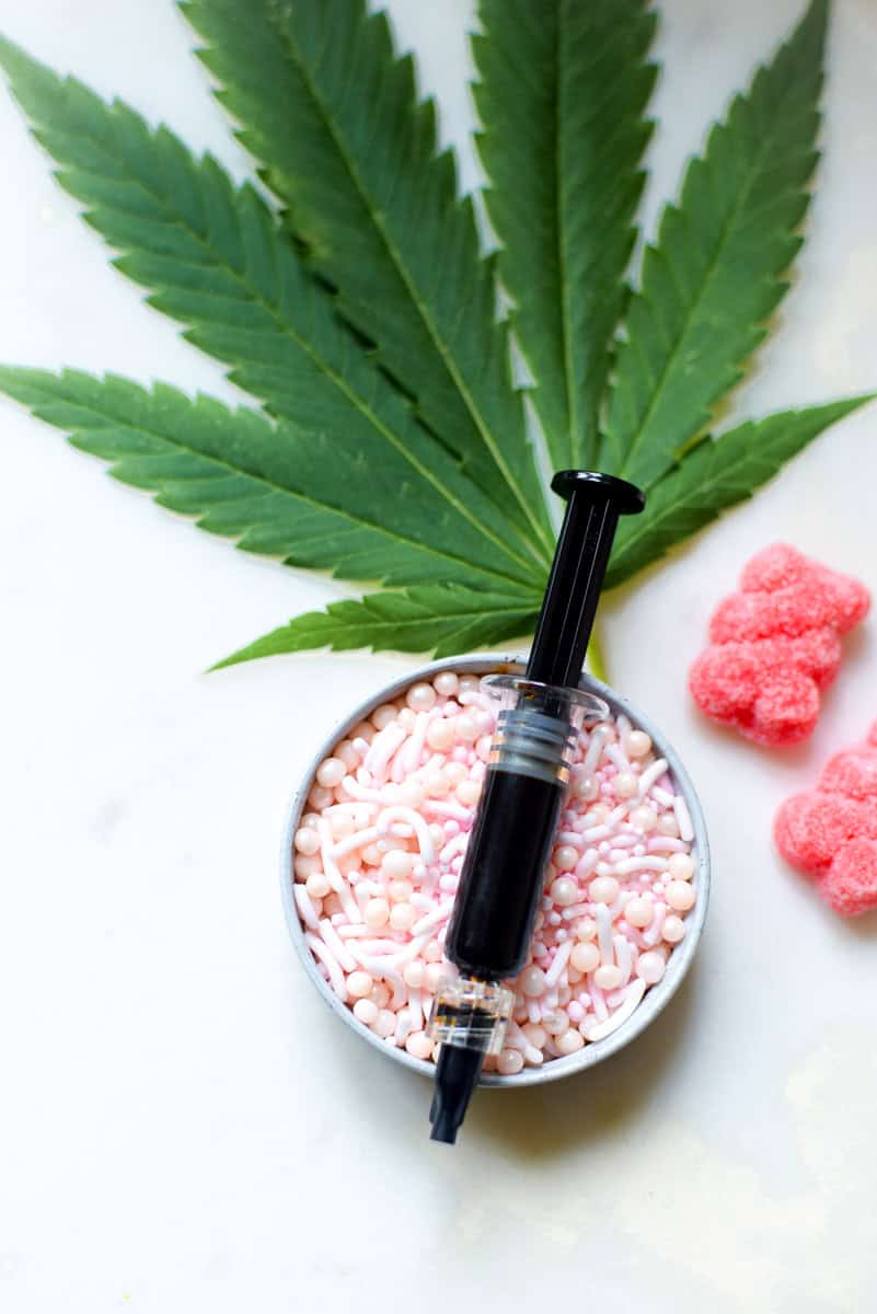 A picture of a cannabis concentrate made by Emily Kyle.