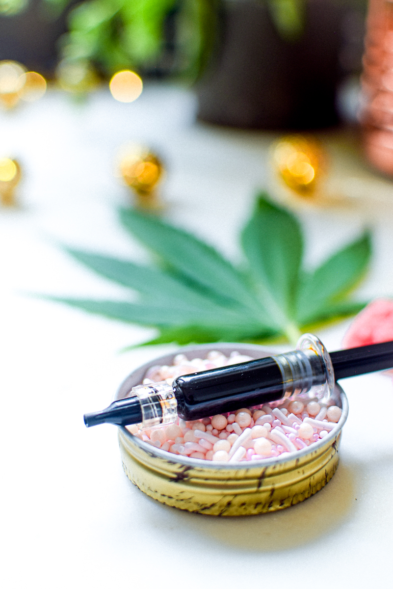 A picture of a cannabis concentrate made by Emily Kyle.
