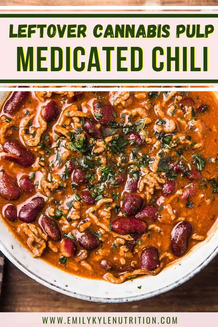 Chili Made with Leftover Pulp