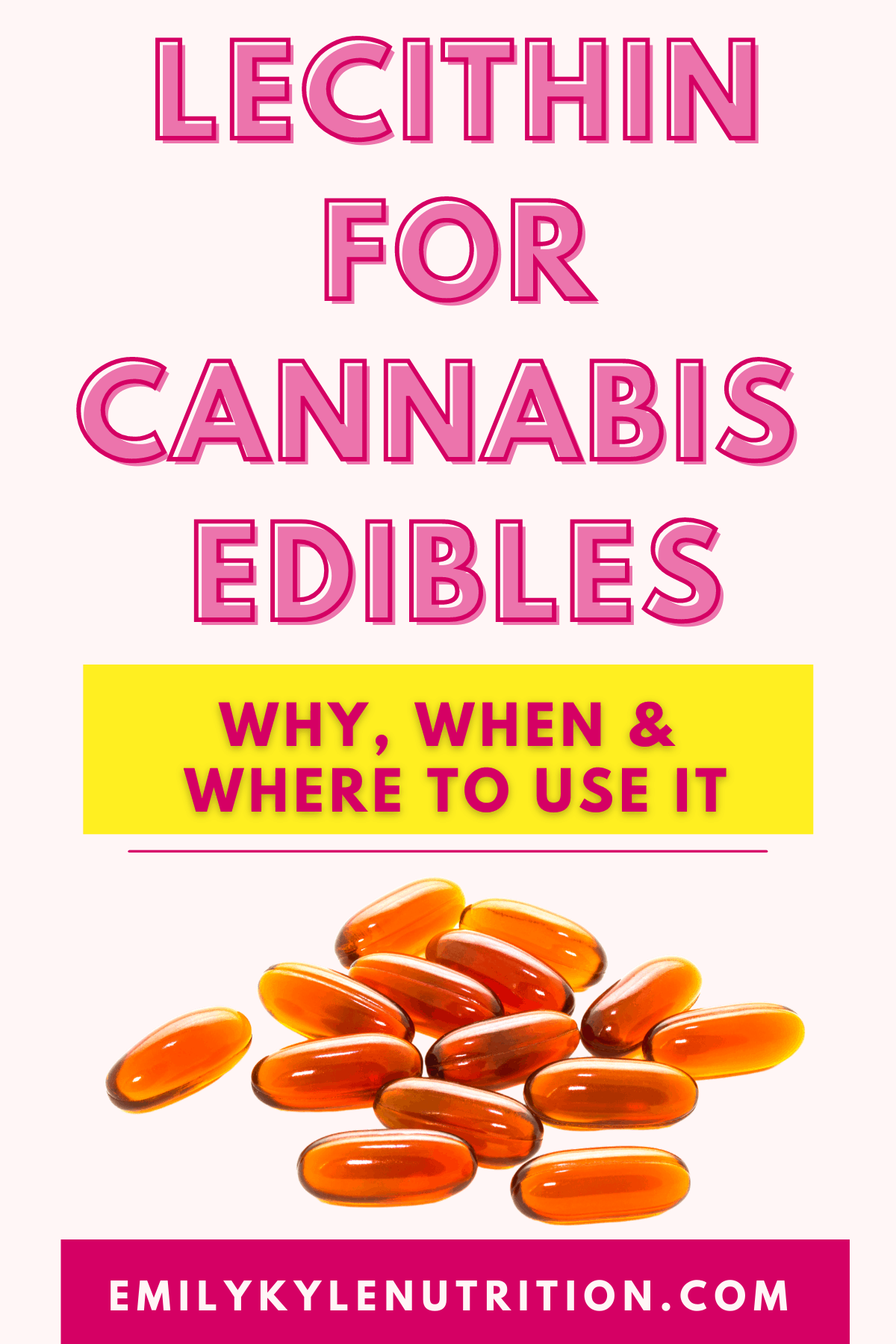 lecithin for cannabis  edibles