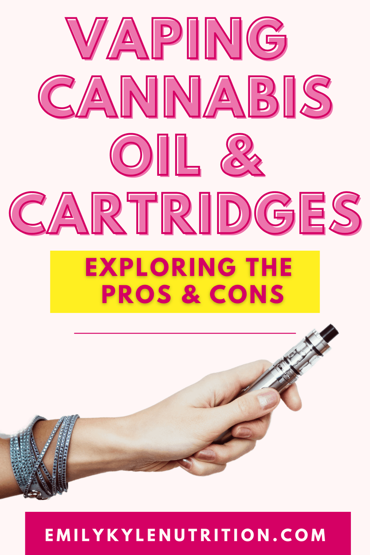 vaping  cannabis oil & cartridges
