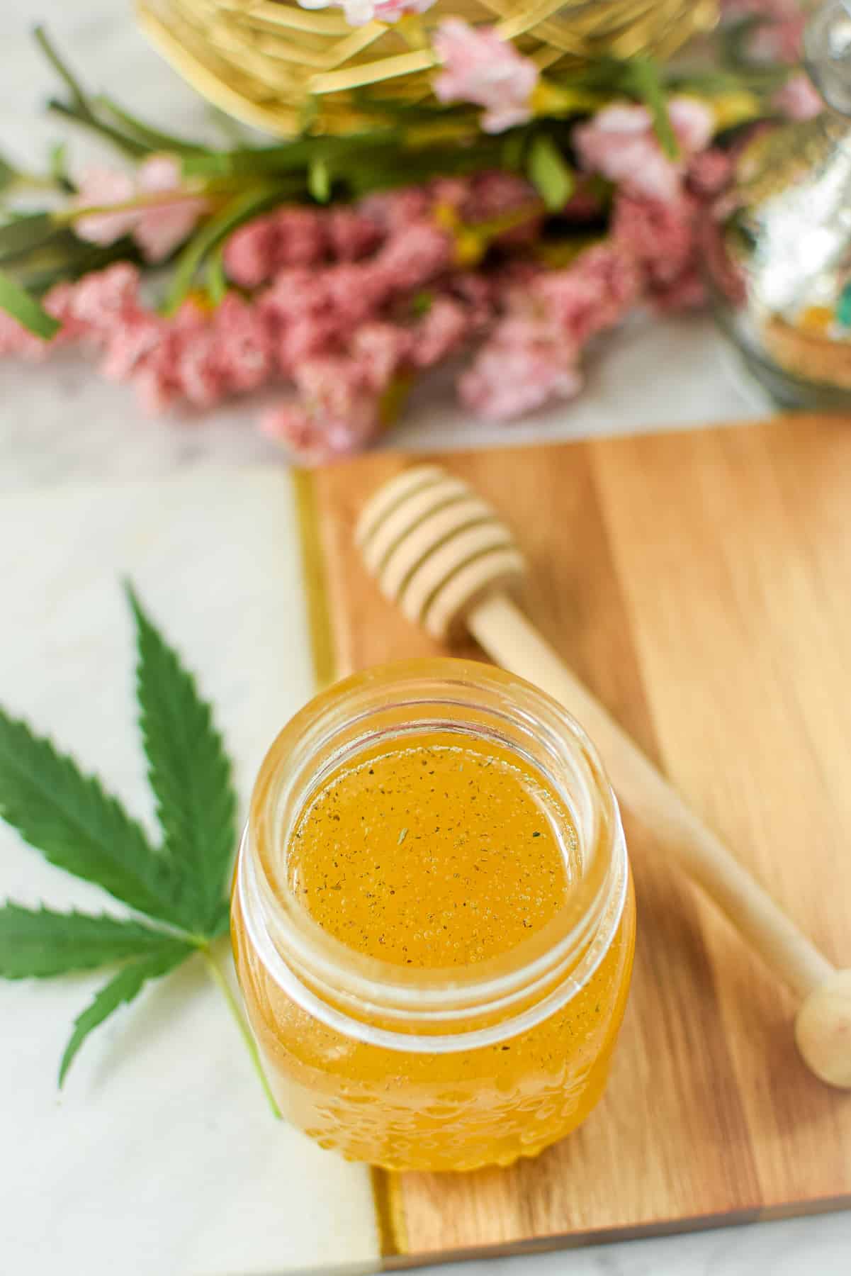 Easy Cannabis Honey » Two Ways! » Emily Kyle, MS, RDN