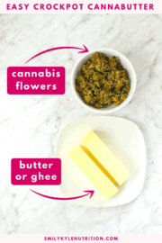 Crockpot Cannabutter 🧈 Photos & Video » Emily Kyle, MS, RDN