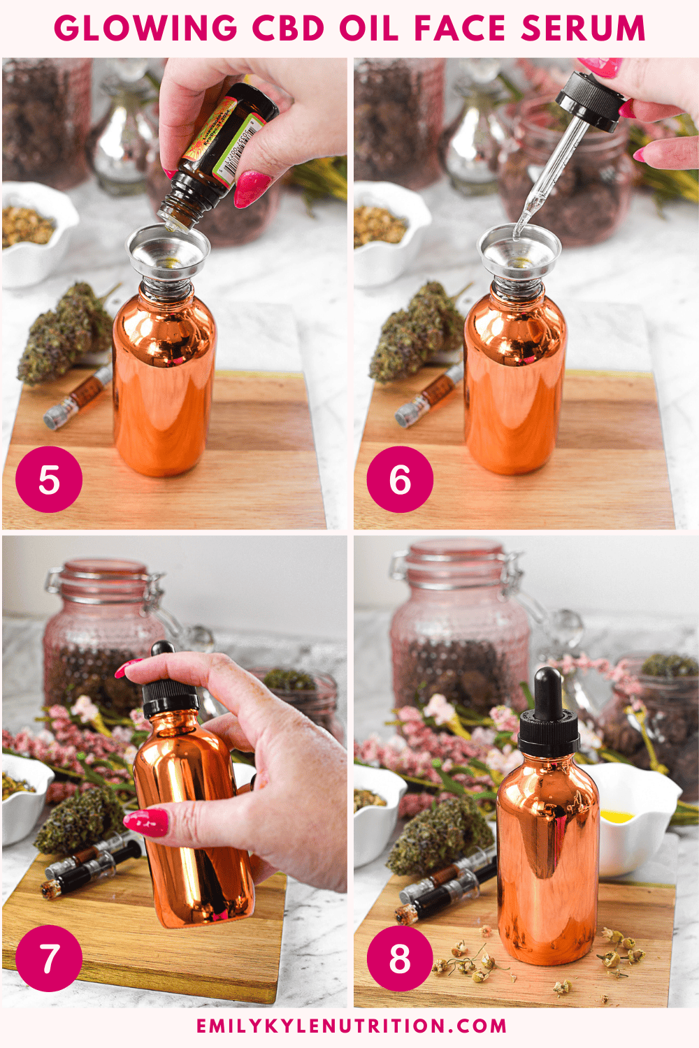 CBD Oil Face Serum for Glowing Skin.