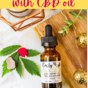 A picture of Emily Kyles CBD oil.