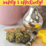 A picture of cannabis and FECO.
