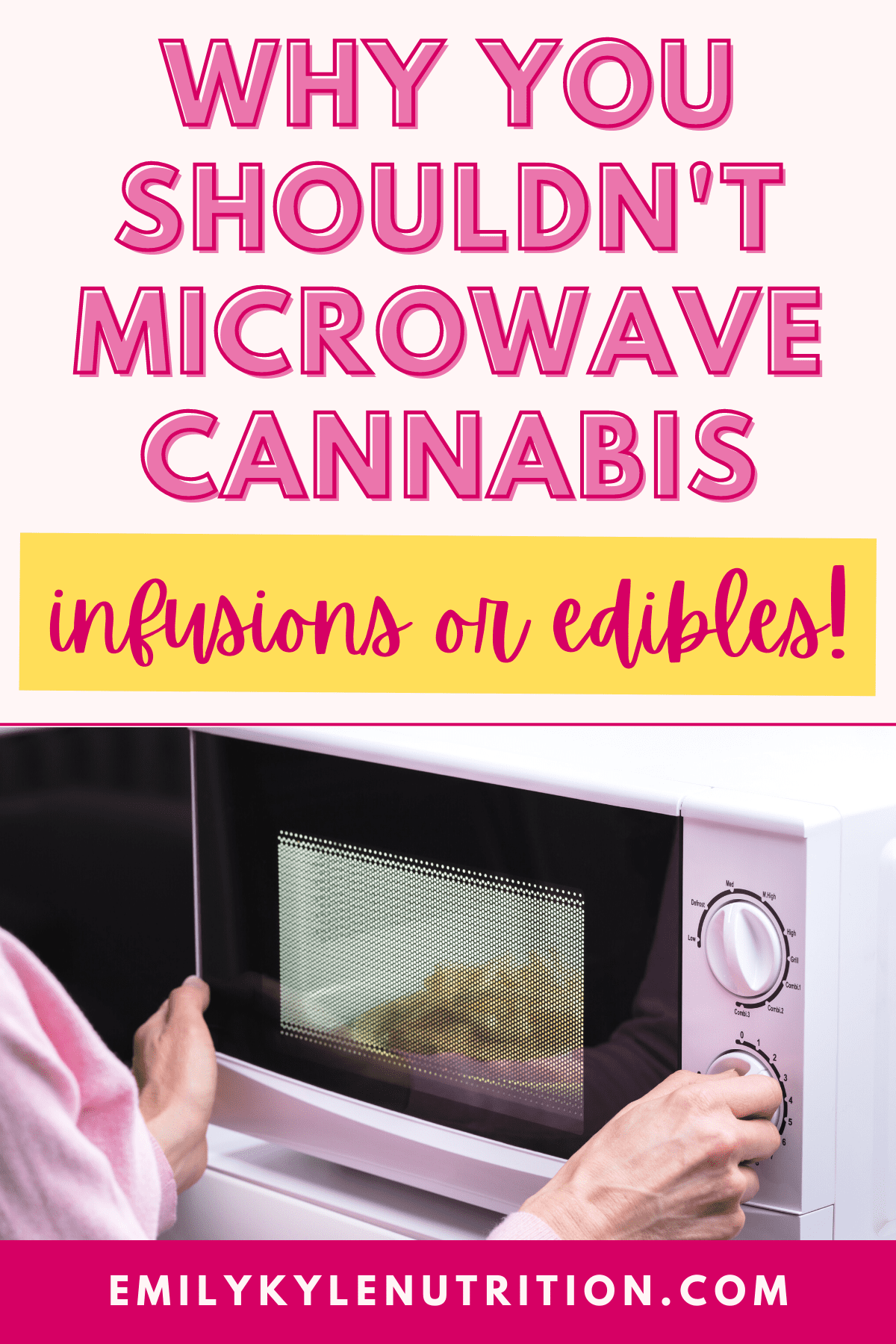 Why You Shouldn't Microwave Cannabis Infusions or Edibles