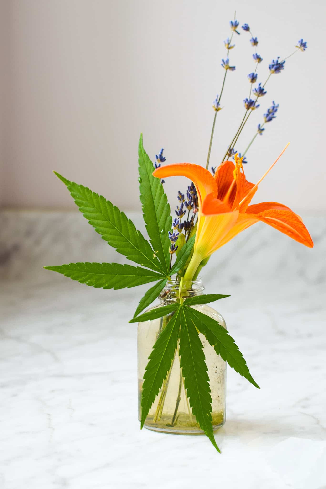 Cannabis bouquet. 