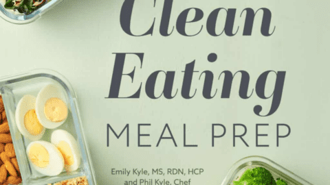 A picture of The Clean Eating Meal Prep Cookbook by Emily Kyle.