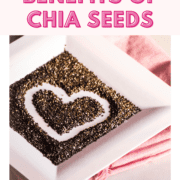 Text stating the health benefits of chia seeds.