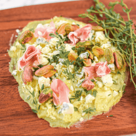 A picture of a savory cannabutter board.