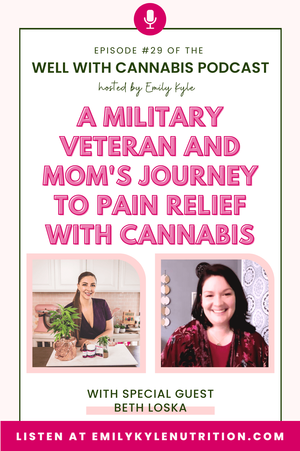 A picture of Beth Loska a guest on the Well With Cannabis Podcast.