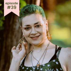A picture of Angelina Rose, a guest on the Well With Cannabis podcast.