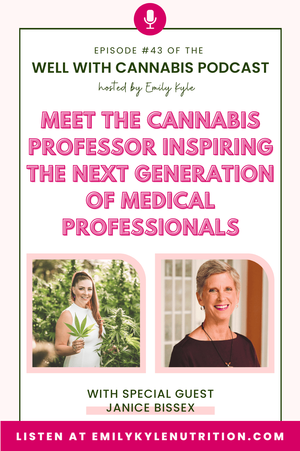 A picture of Janice Bissesx, a guest on the Well With Cannabis podcast.