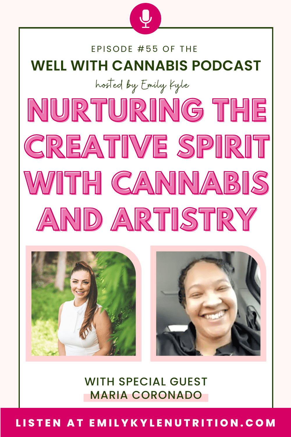 A picture of Maria Coronado, a guest on the Well With Cannabis podcast.