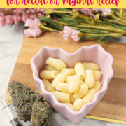 Cannabis suppositories for rectal or vaginal relief, natural remedy, homemade recipe, wellness suppo.