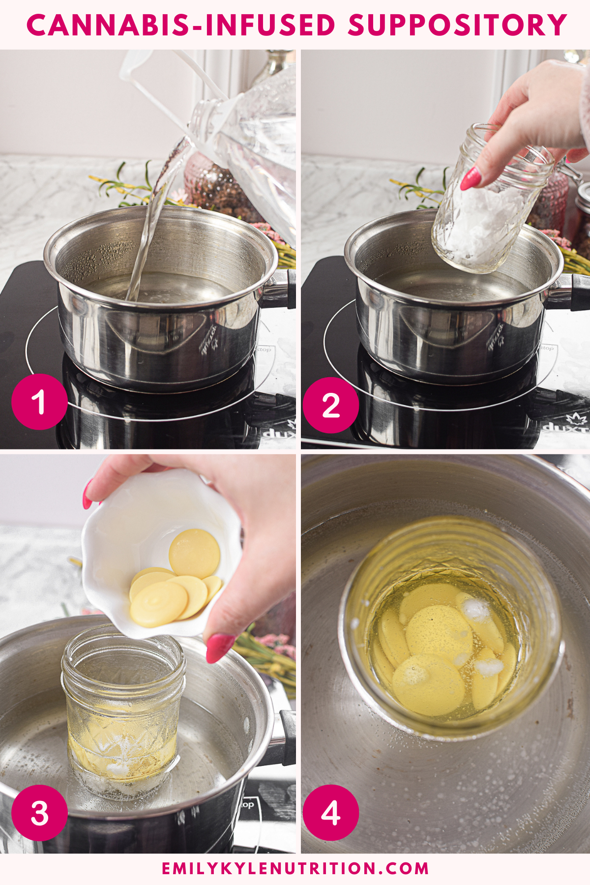 Step-by-step guide to making cannabis suppositories at home.